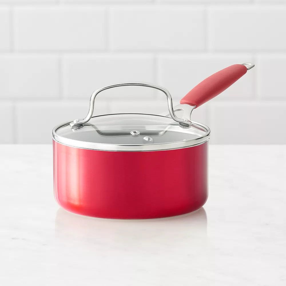 Food Network™ 2.5-qt. Ceramic Saucepan With Lid - Image 3