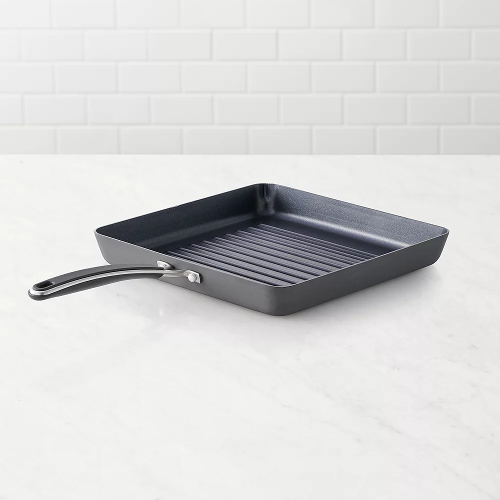 Food Network™ Hard Anodized 10-in. Square Grill Pan - Image 3