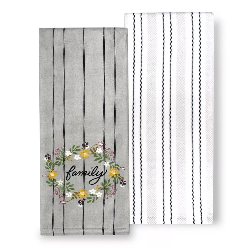 Food Networkâ„¢ Farmhouse Family Kitchen Towel 2-pk.