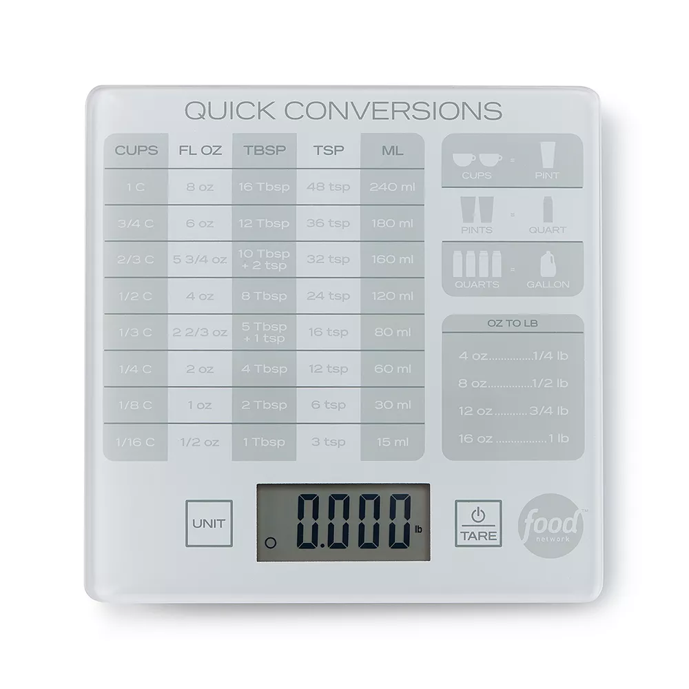 Food Network™ Infographic Kitchen Scale