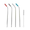 Food Network™ 5-pc. Stainless Steel Reusable Straw & Cleaning Brush Set