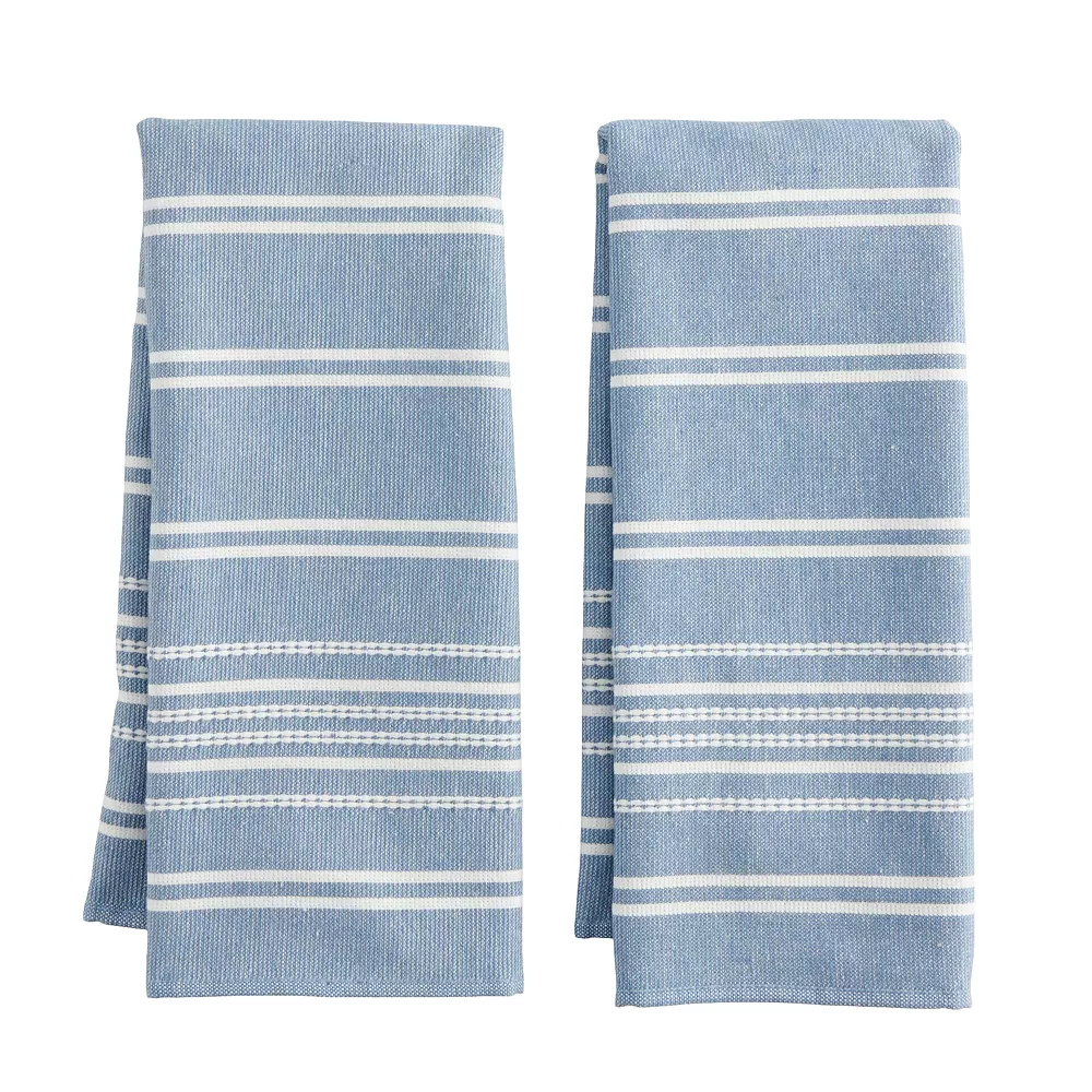 Food Networkâ„¢ Dobby Stripe Kitchen Towel 2-pk.
