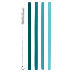 Food Network™ 5-pc. Aqua Smoothie Straw Set