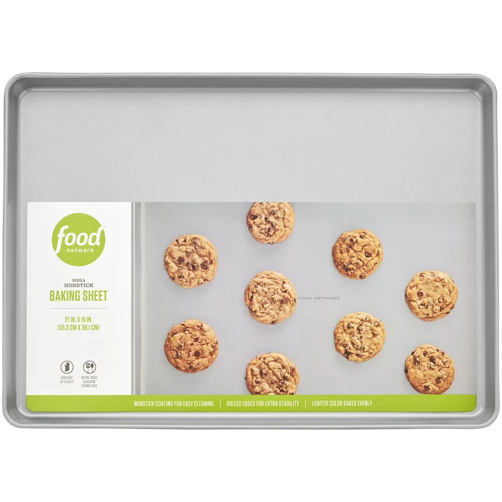 Food Network™ 15" X 21" Mega Nonstick Cookie Pan - Image 2