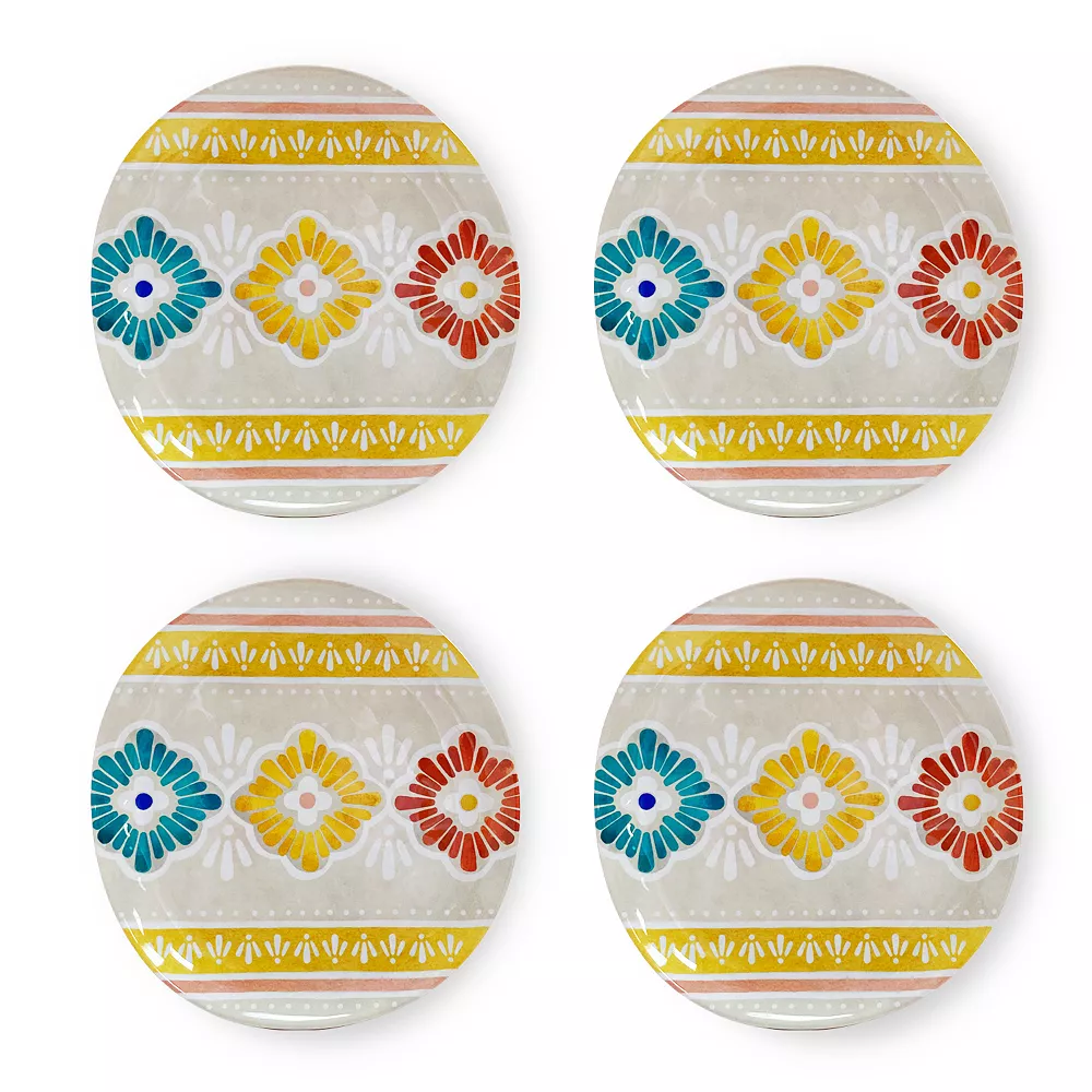 Food Network™ 4-pc. Casa Sol Melamine Salad Plate Set