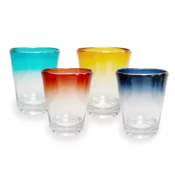 Food Network™ 4-pc. Multi Ombre Acrylic Double Old-Fashioned Glass Set