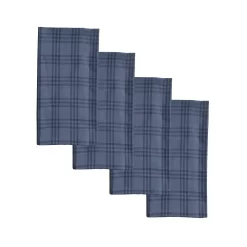Food Network™ Blue Check Woven Dinner Napkin 4-pk.
