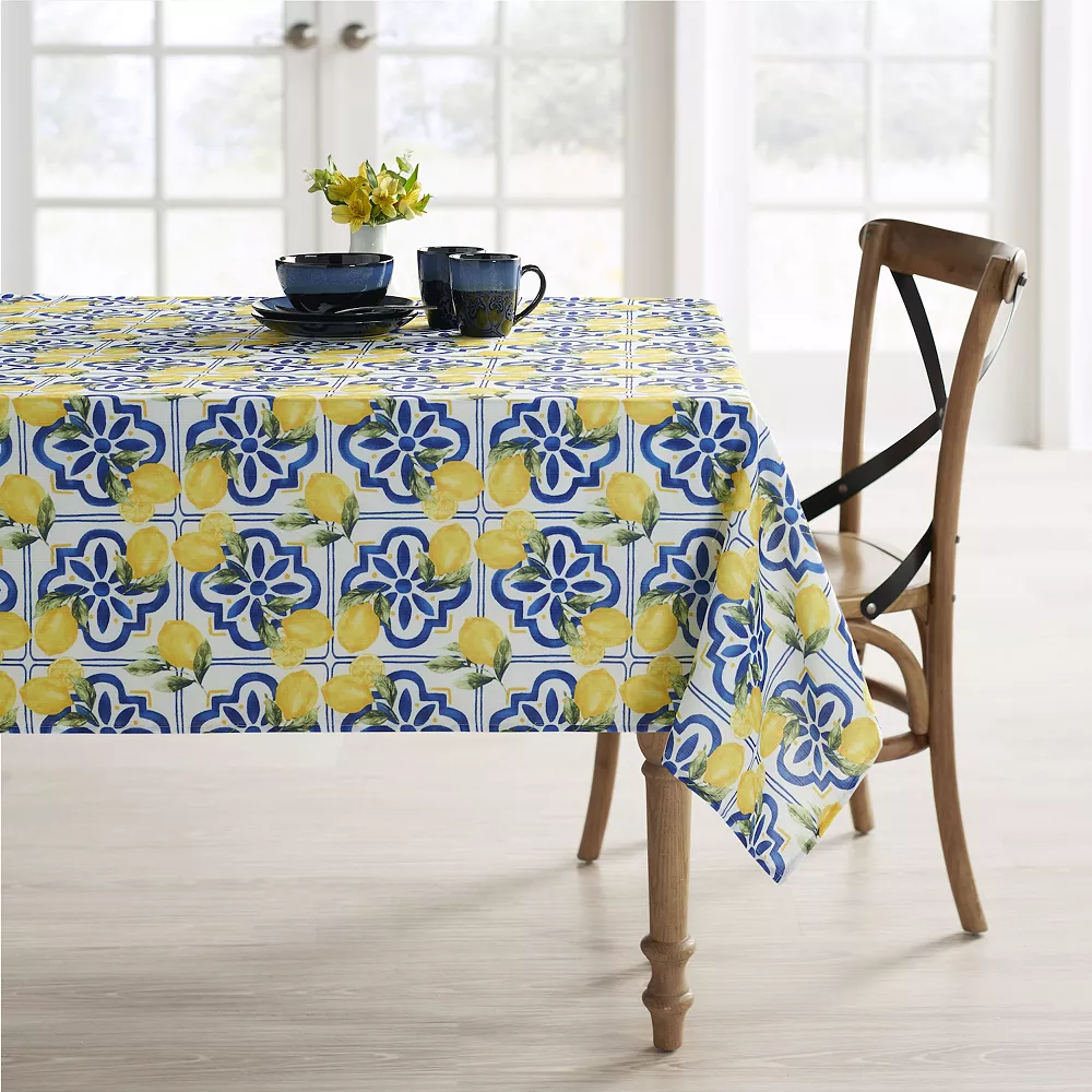 Food Network™ Modern Charm Lemon Tablecloth - Image 2