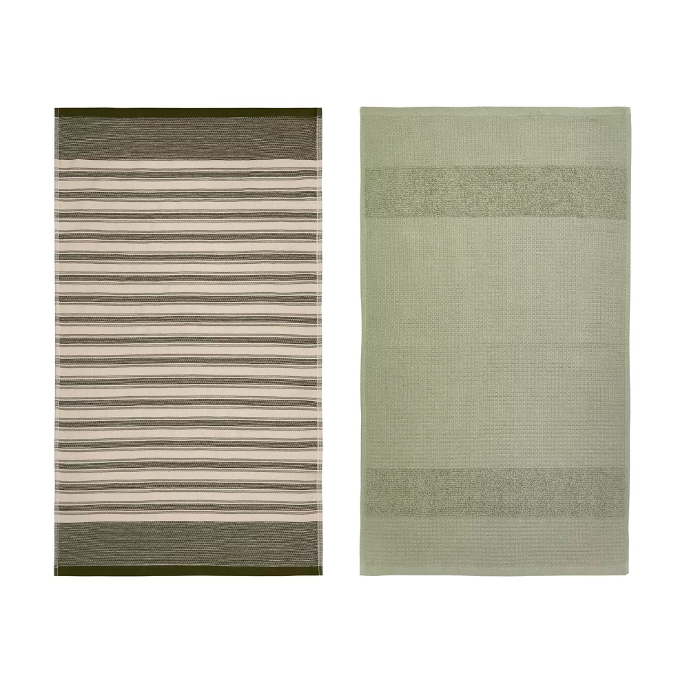 Food Network™ Farmhouse Stripe Kitchen Towel 2-pk. - Image 3