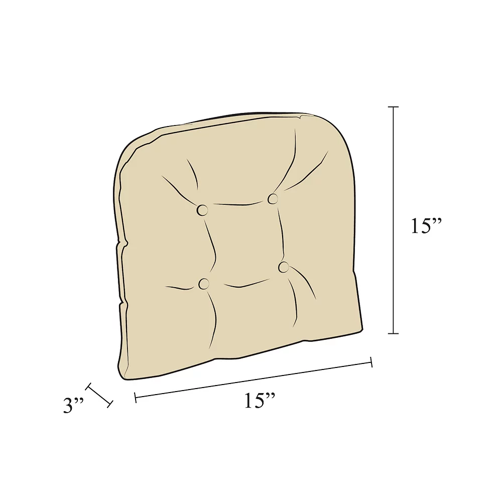 Food Network™ Watercolor Floral Chair Pad - Image 4