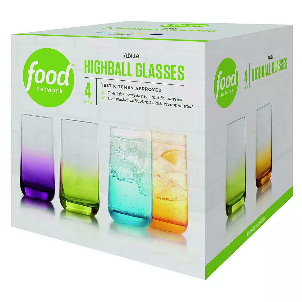Food Network™ Anja 4-pc. Ombre Highball Glass Set - Image 2