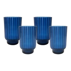 Food Network™ 4-pc. Acrylic Ribbed Wine Glass Set